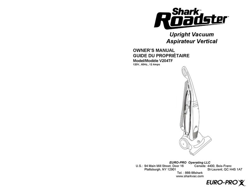 Shark EURO-PRO Roadster V204TF User manual