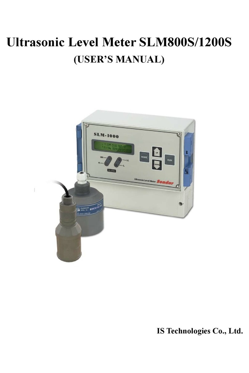 IS Technologies SLM800S user manual