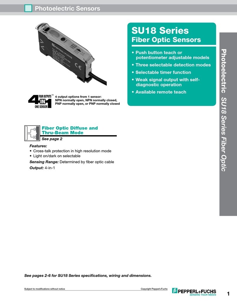 Pepperl+Fuchs SU18 Series manual