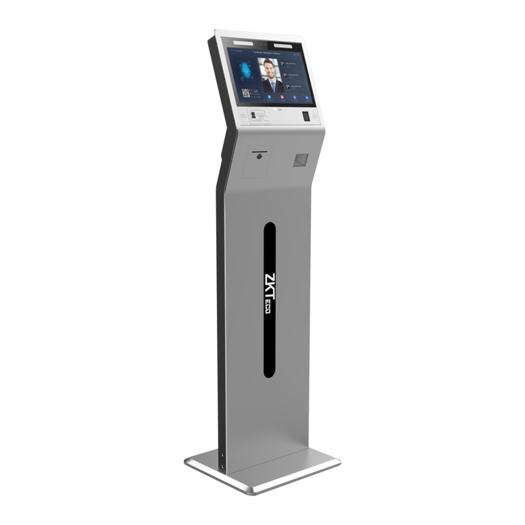 ZKTeco FaceKiosk-H13 user manual