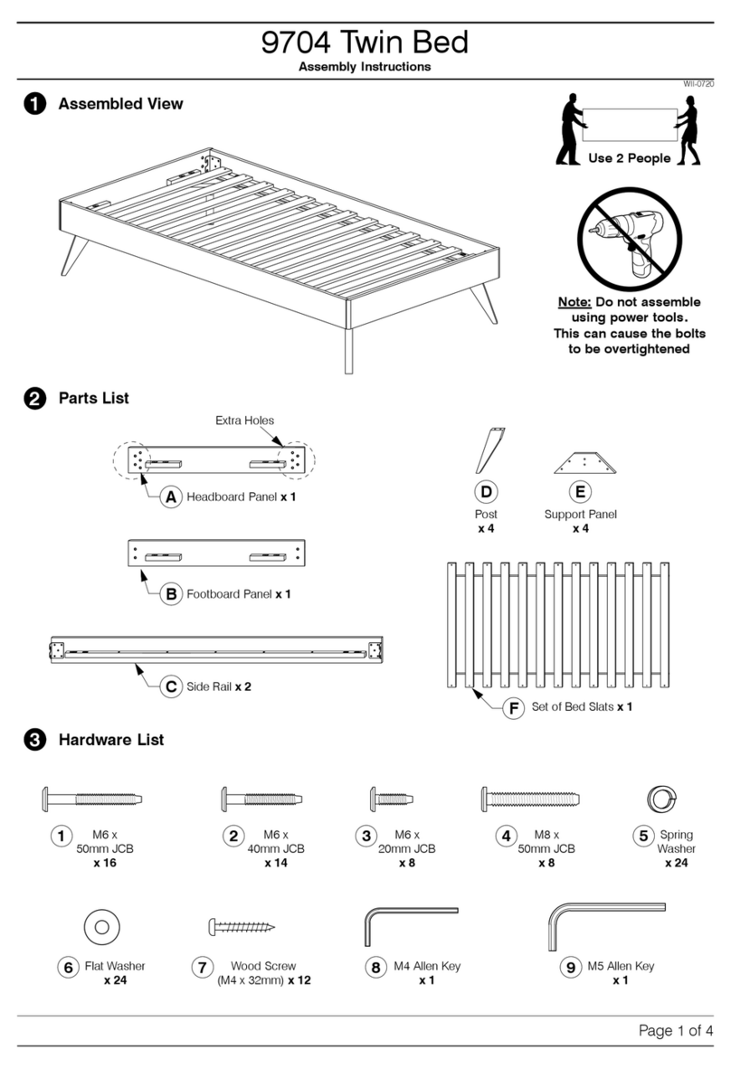Wholesale Interiors 9704 Assembly instructions Wholesale Interiors 9704 Assembly instructions