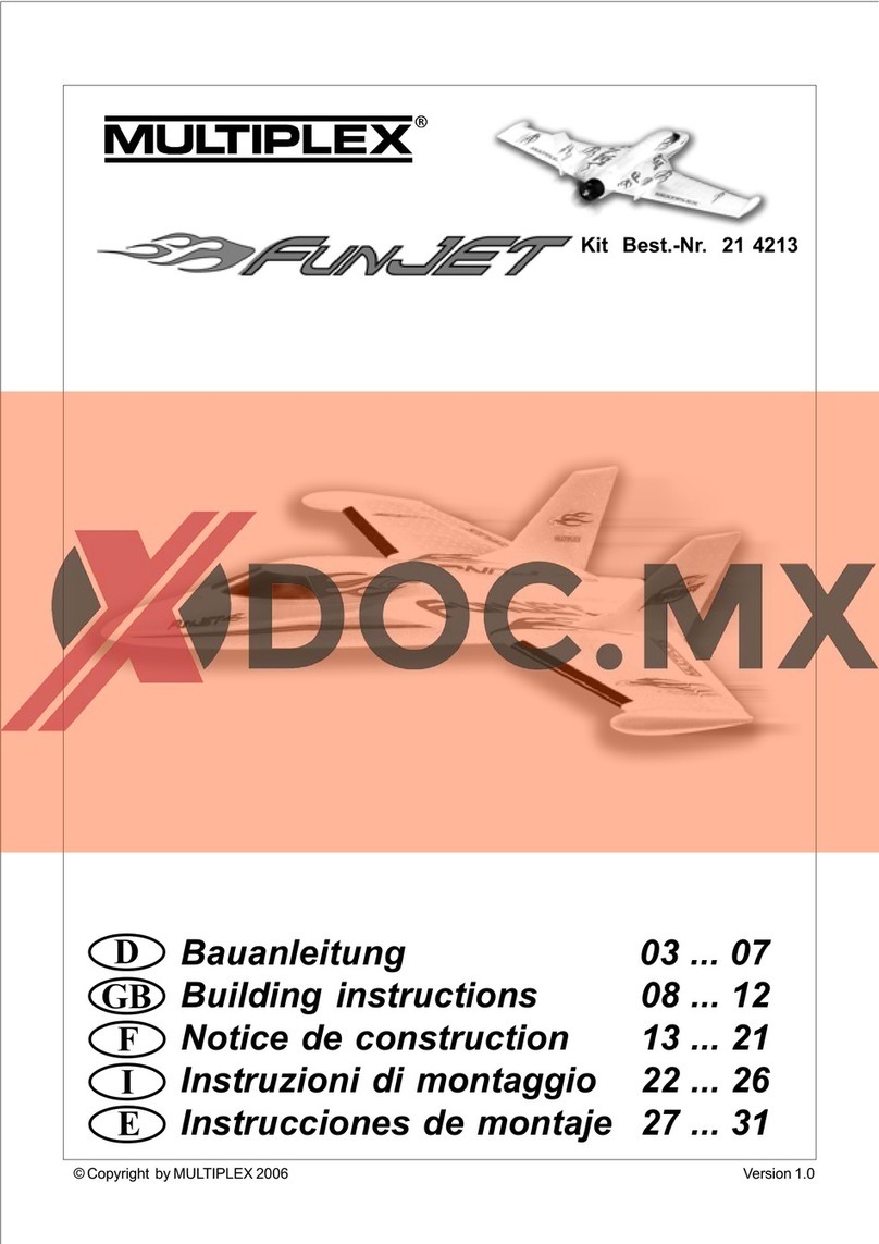 Multiplex Funjet Building instructions