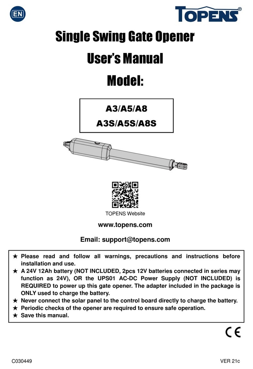 Topens EK700M user manual