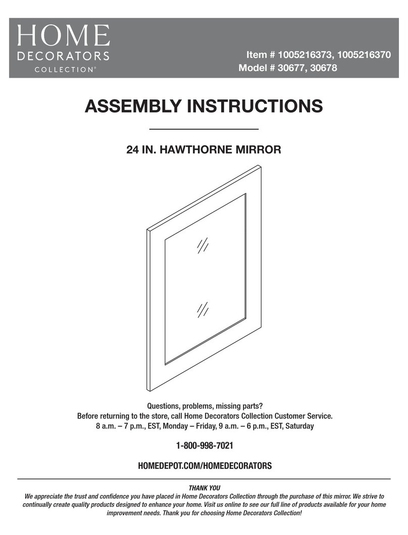 Home Decorators Collection 30677 User manual Home Decorators Collection 30677 User manual