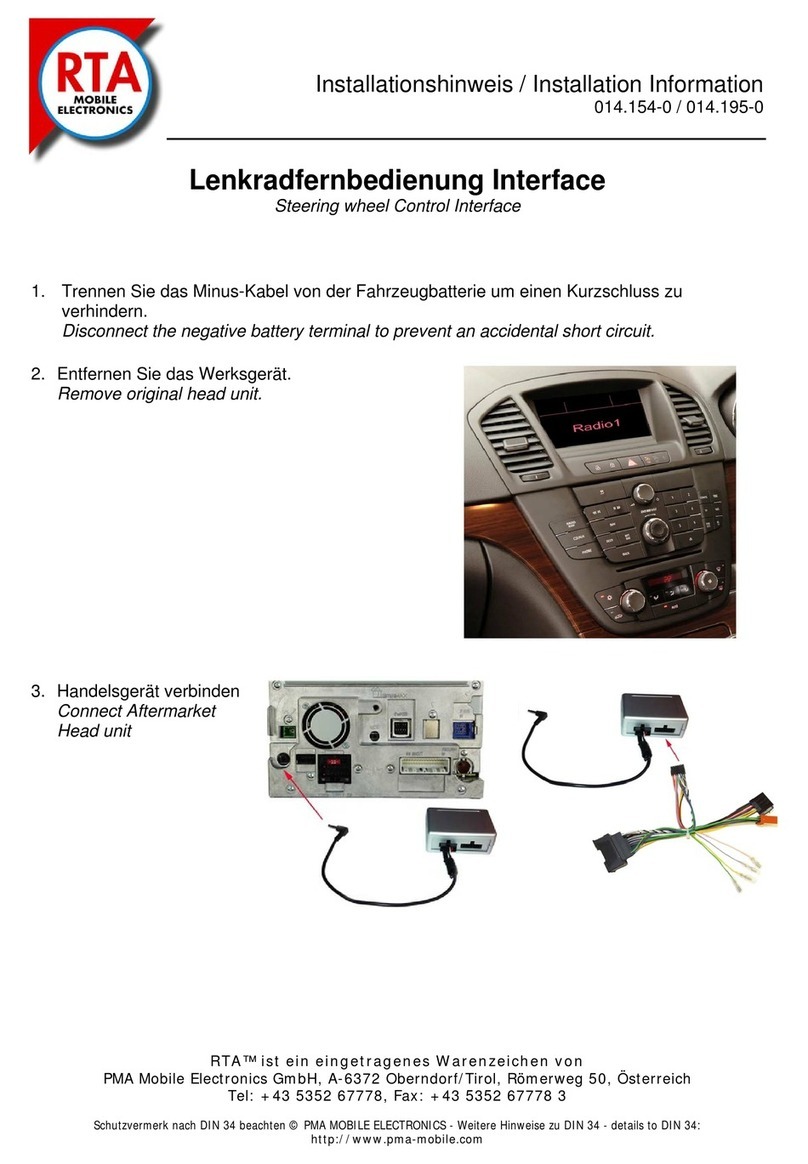 RTA 014.154-0 Service manual