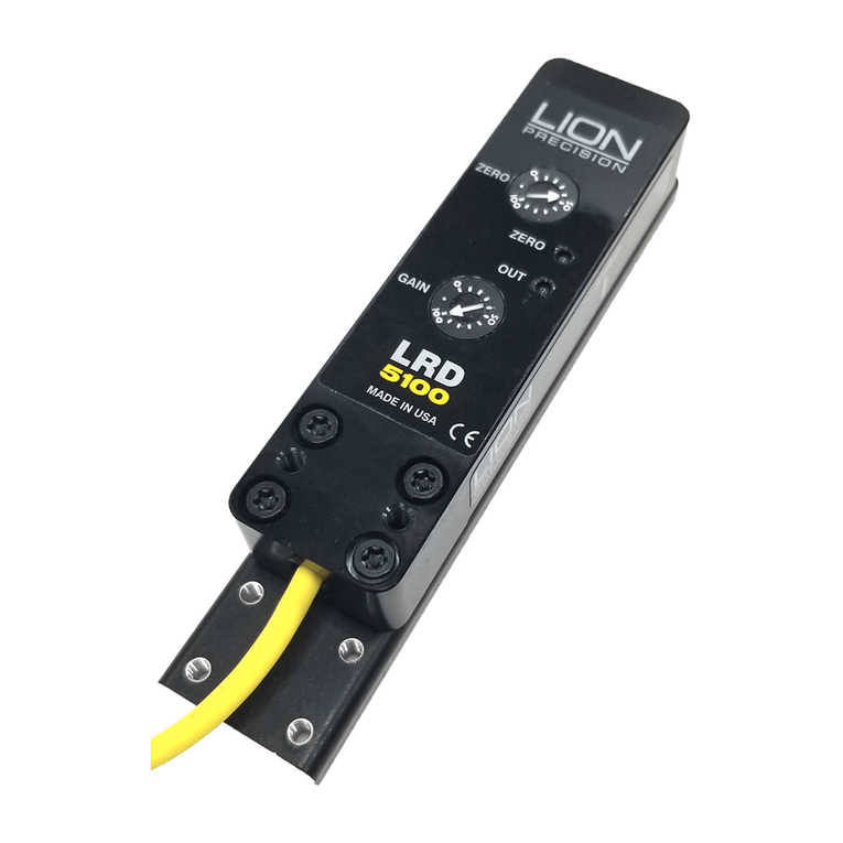 Lion Precision LRD 5100 User manual