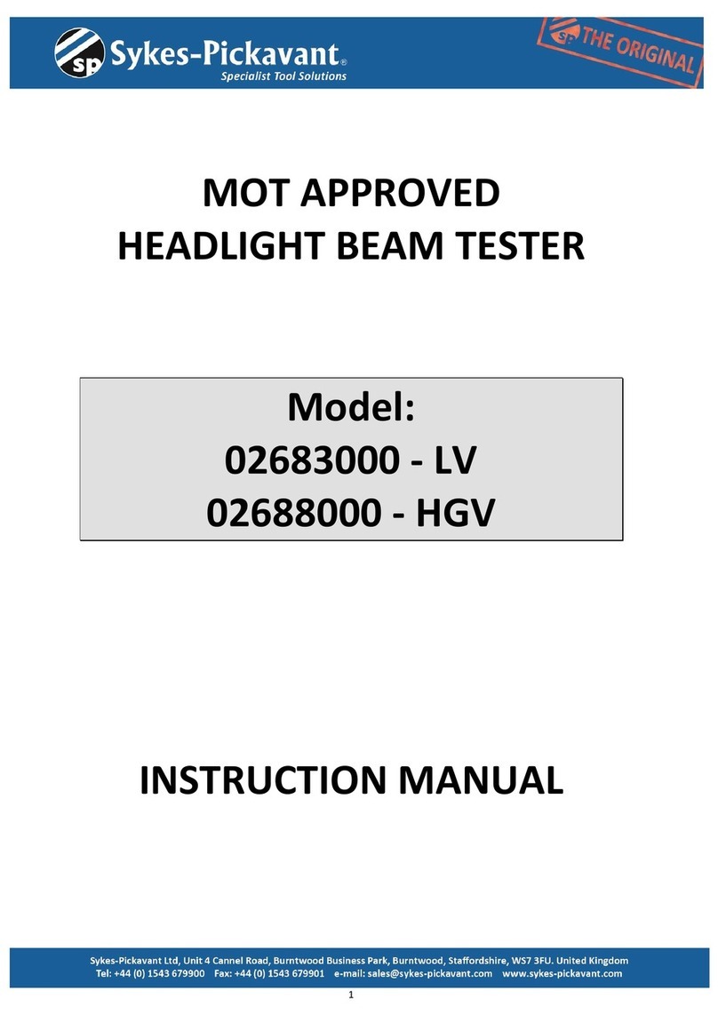 Sykes-Pickavant 02683000 - LV instruction manual