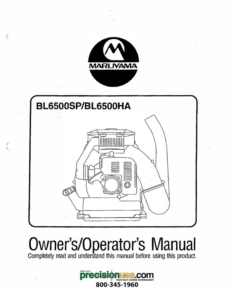 Maruyama BL6500SP Owner's/operator's manual