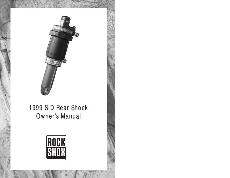 Rock Shox 1999 SID User manual