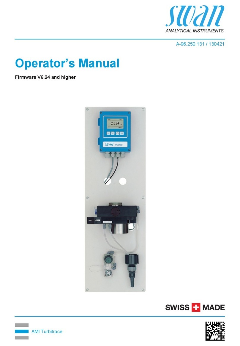 Swan Analytical Instruments AMI Turbitrace Operator's manual