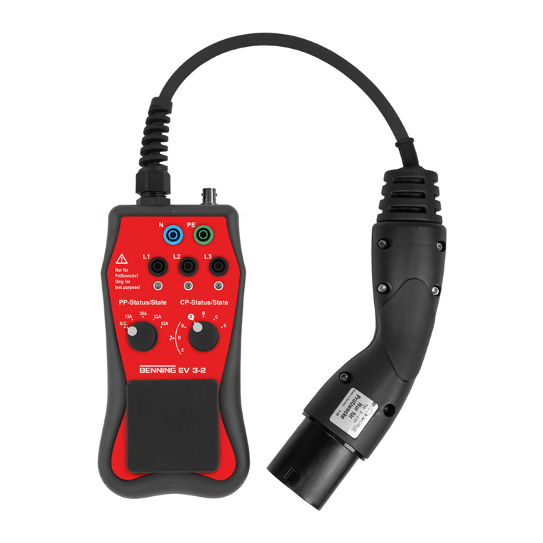 Benning EV 3-2 operating manual