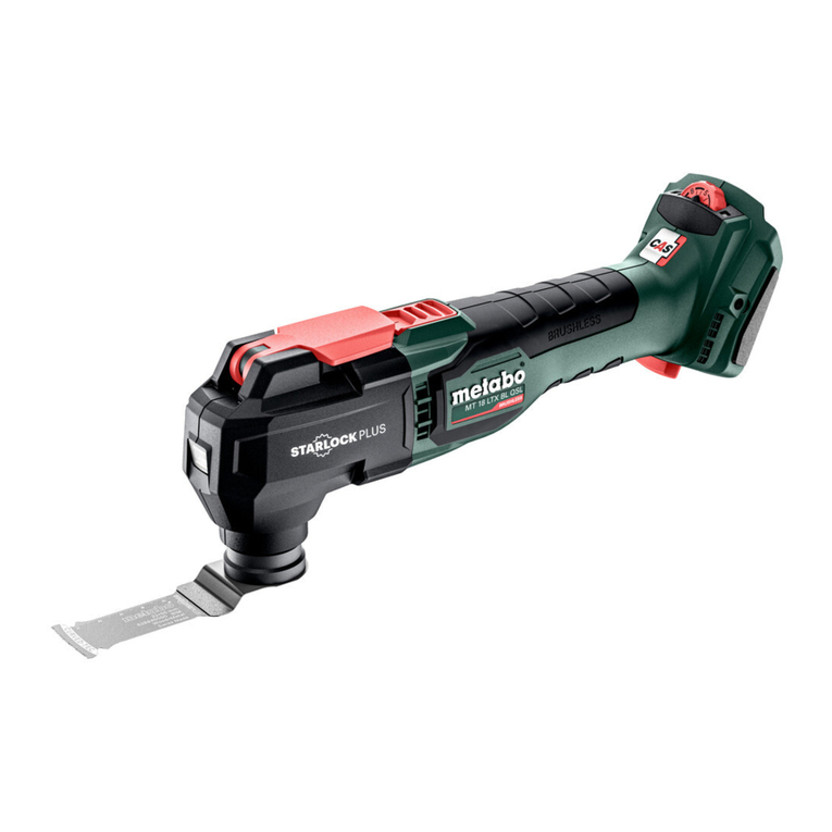 Metabo MT 18 LTX BL Q SL User manual