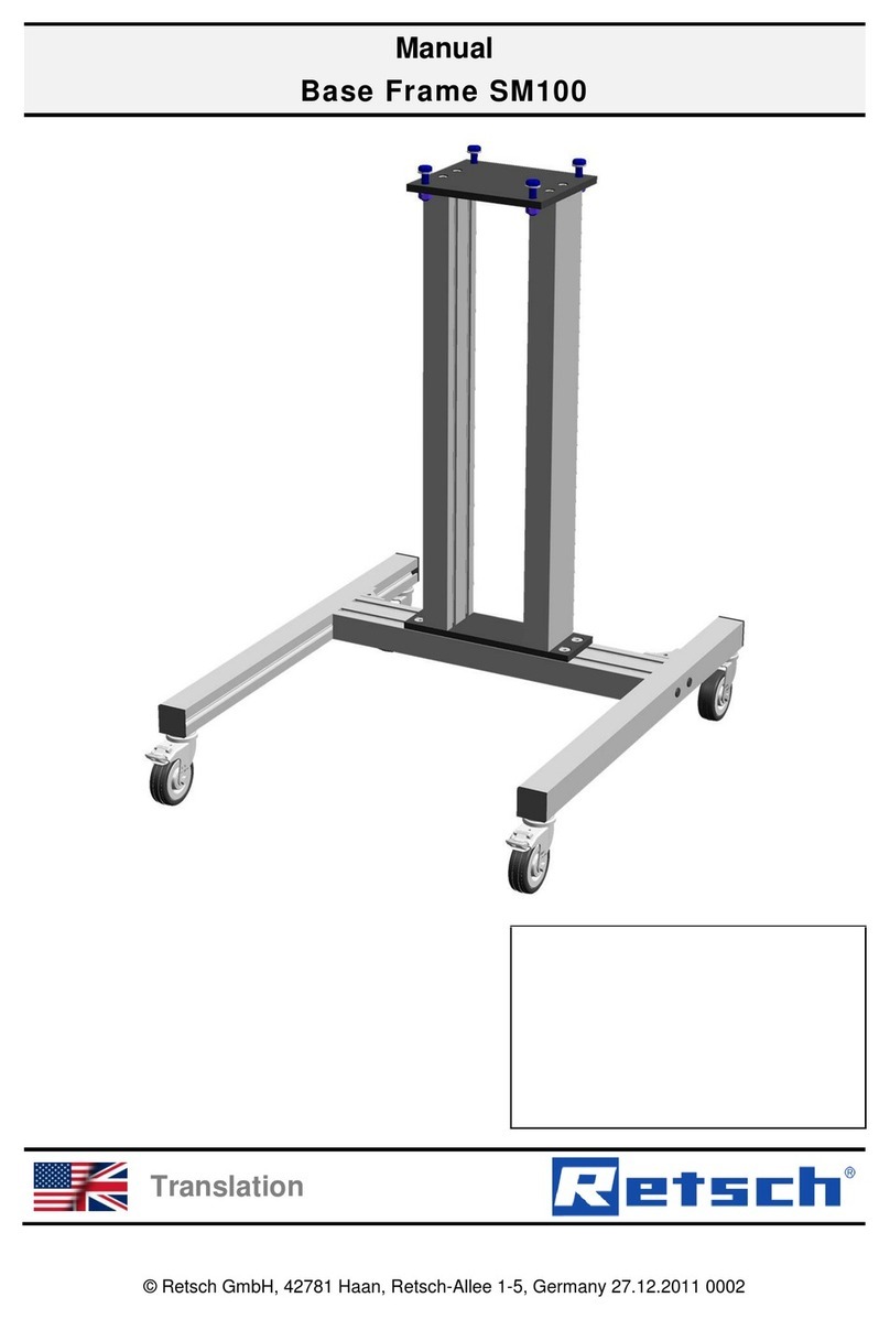 Retsch SM100 User manual