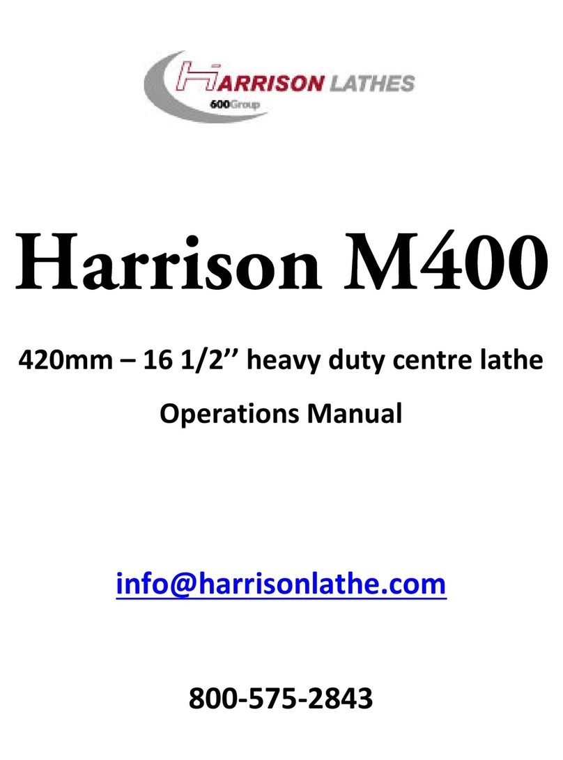 Harrison Labs M400 Operation manual