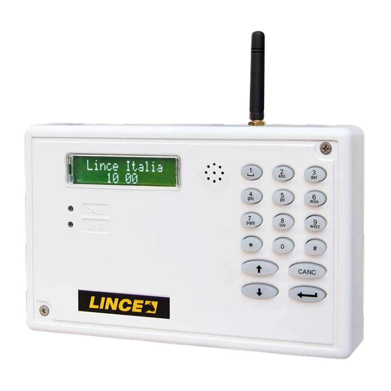 Lince 1877TRISGSM Installation, operation and maintenance
