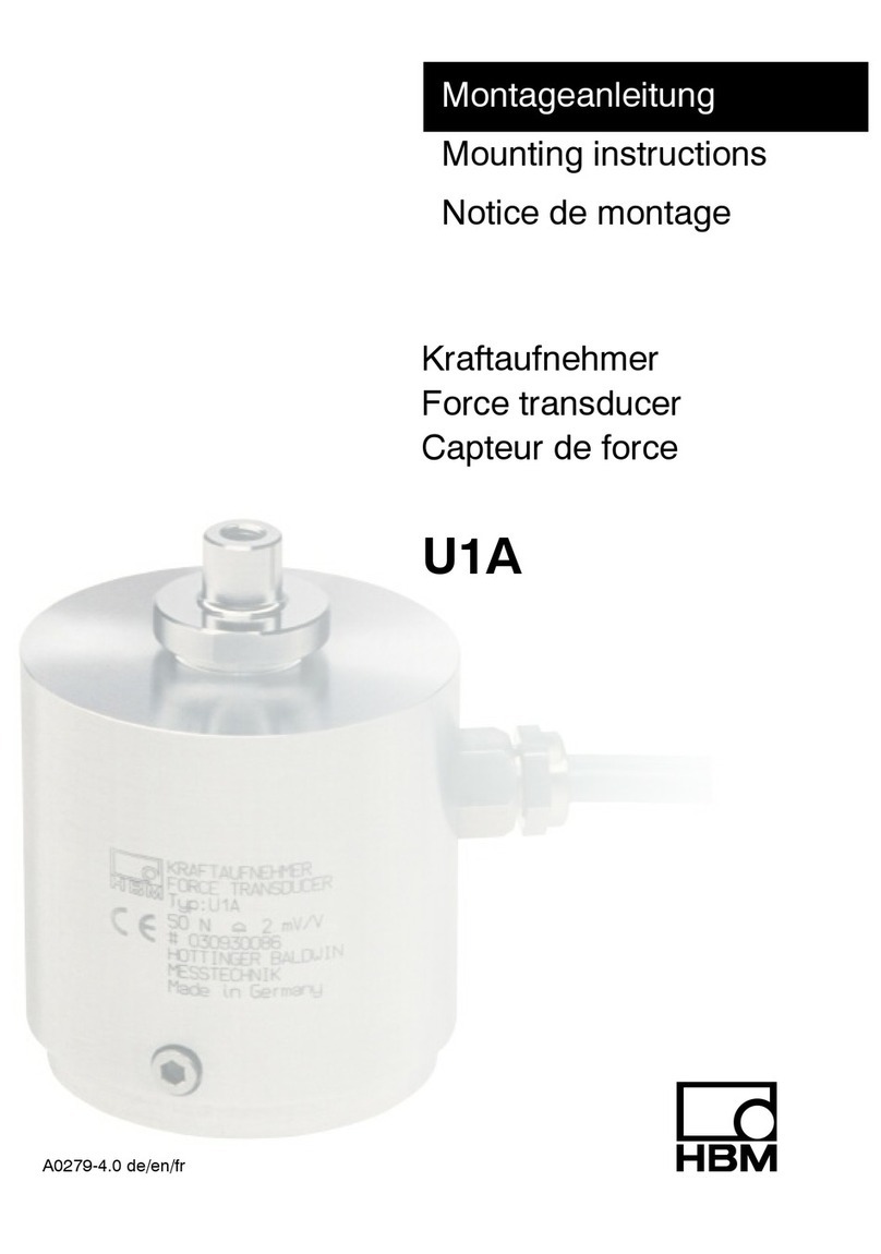 HBM U1A Mounting instructions
