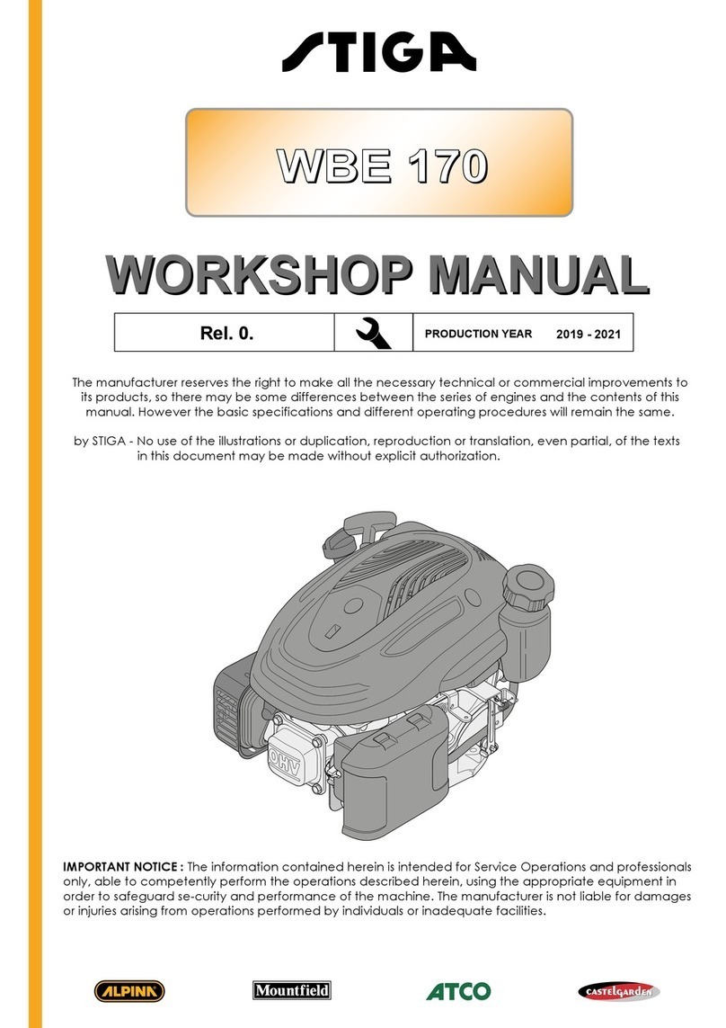 Stiga WBE170 Instruction manual Stiga WBE170 Instruction manual