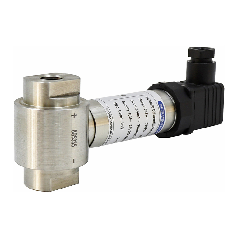 Microsensor MDM490 User manual