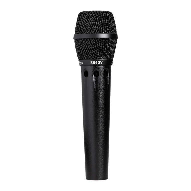 Earthworks Audio SR40V user guide