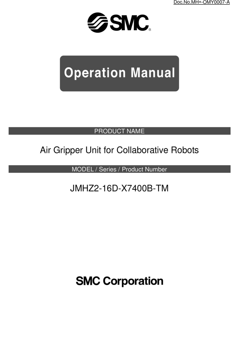 SMC Networks JMHZ2-16D-X7400B-TM Operation manual