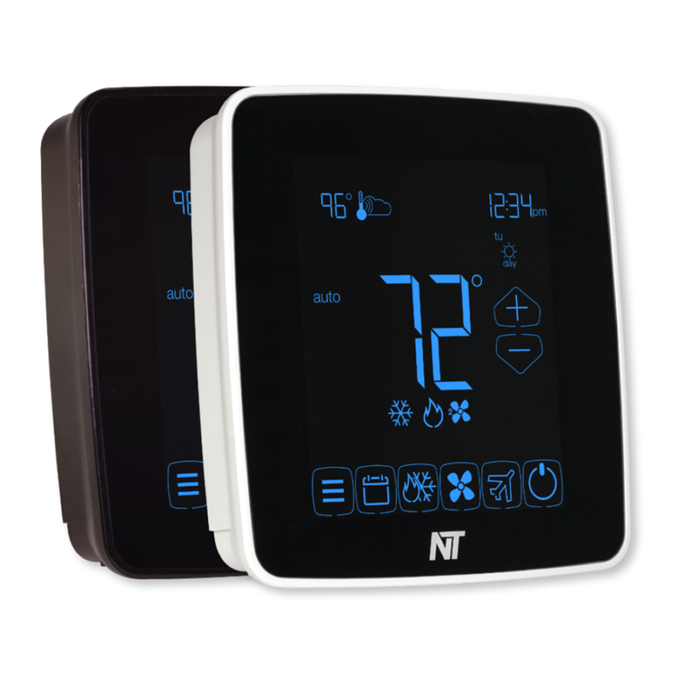 Network Thermostat NetX X Series Assembly instructions