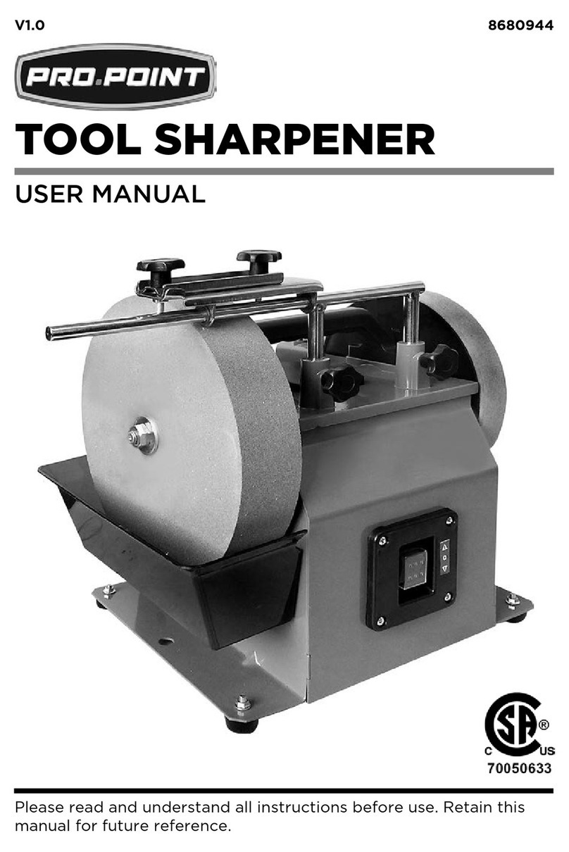 PROPOINT TOOL SHARPENER user manual