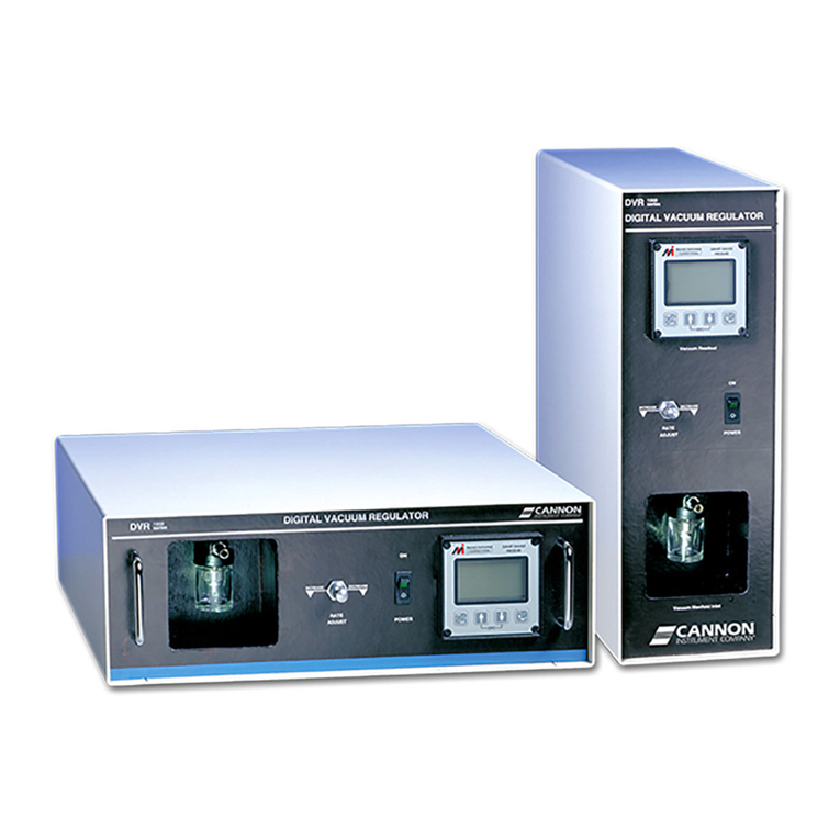 Cannon DVR Series Installation instructions manual
