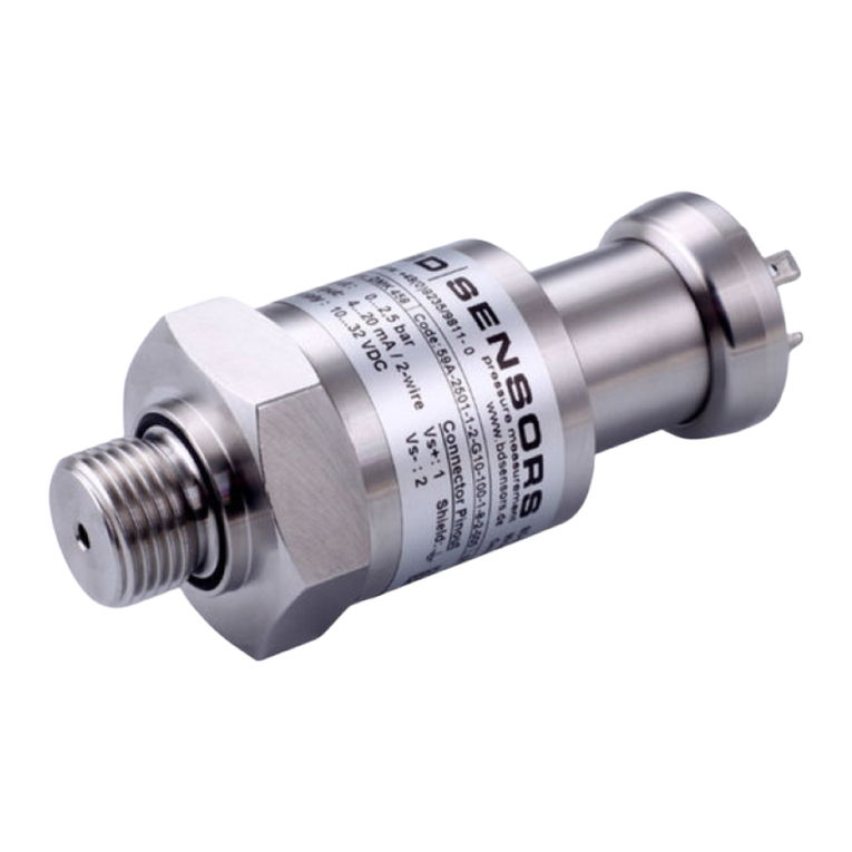 BD Sensors DX14A-DMK 456 User manual