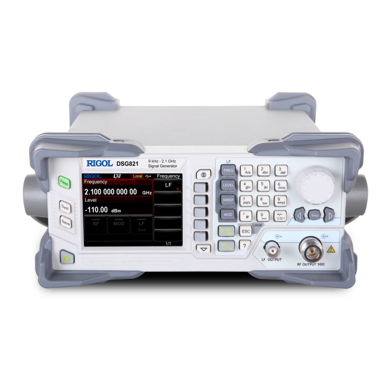 Rigol DSG800 Series Service guide