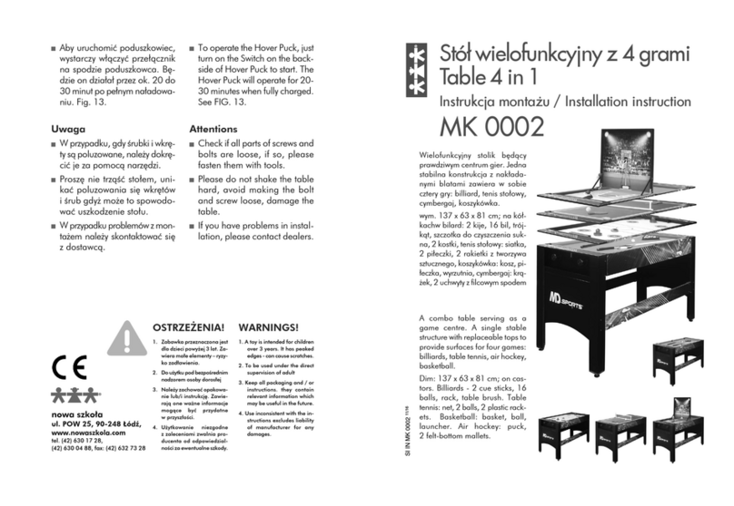 MD SPORTS MK 0002 Installation instruction