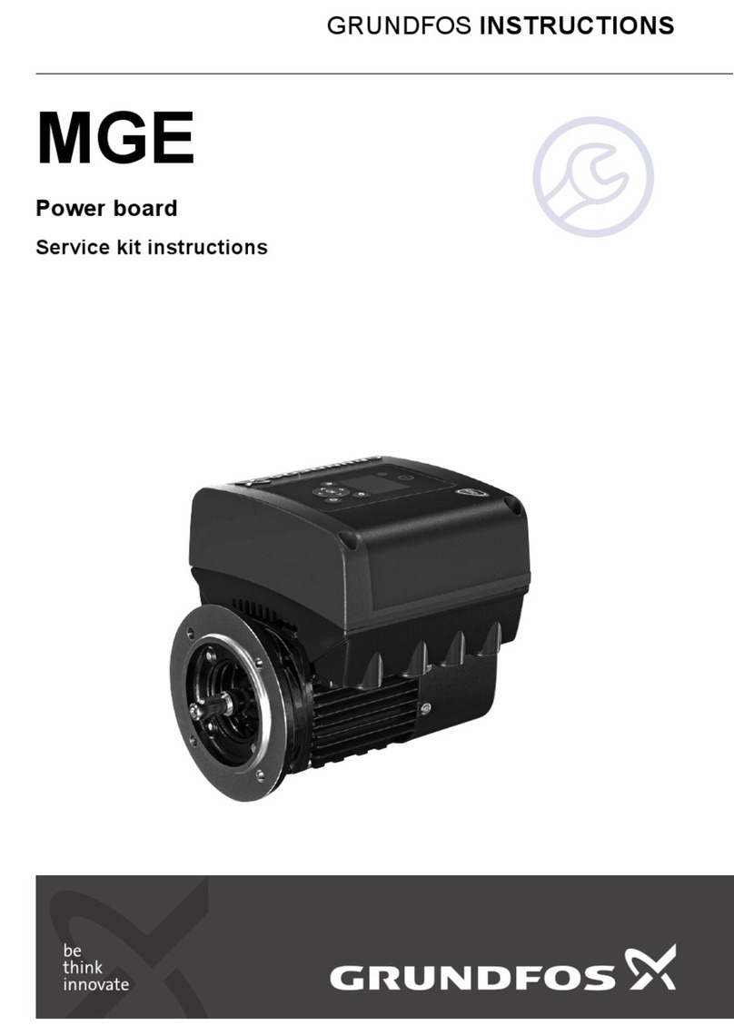 Grundfos MGE Service Kit Instructions