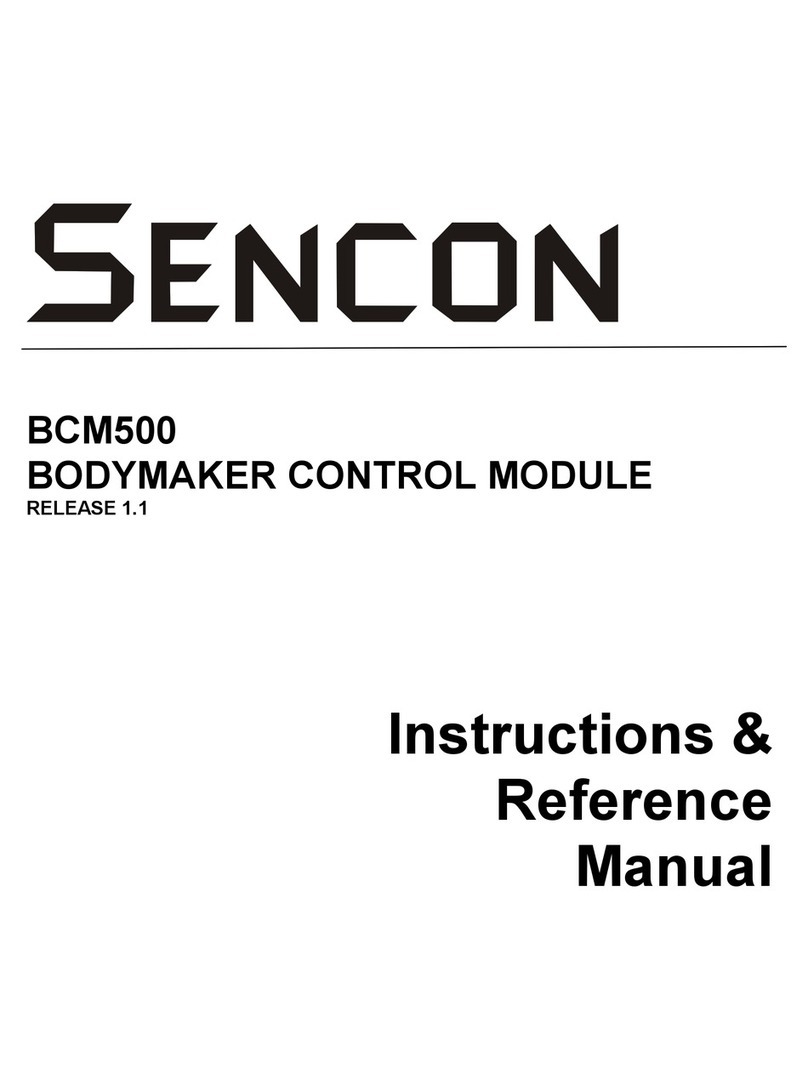 Sencon BCM500 Instruction & reference manual