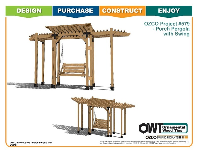 OZCO 579 installation instructions