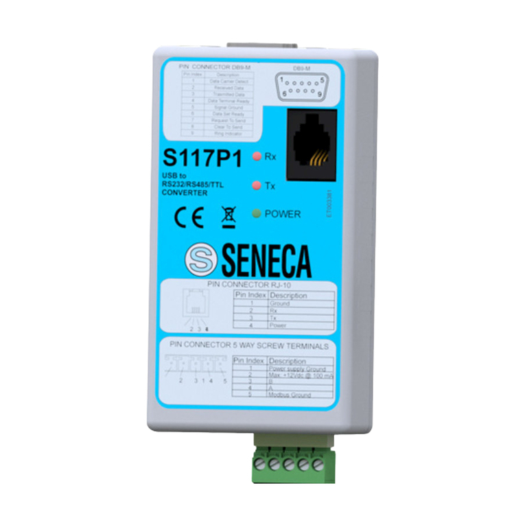 Seneca S117P1 installation manual