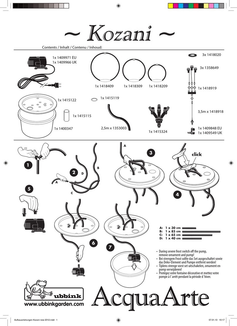 ubbink AcquaArte Kozani User manual
