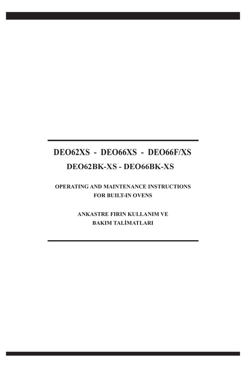 Dominox DEO62XS Operating and maintenance instructions