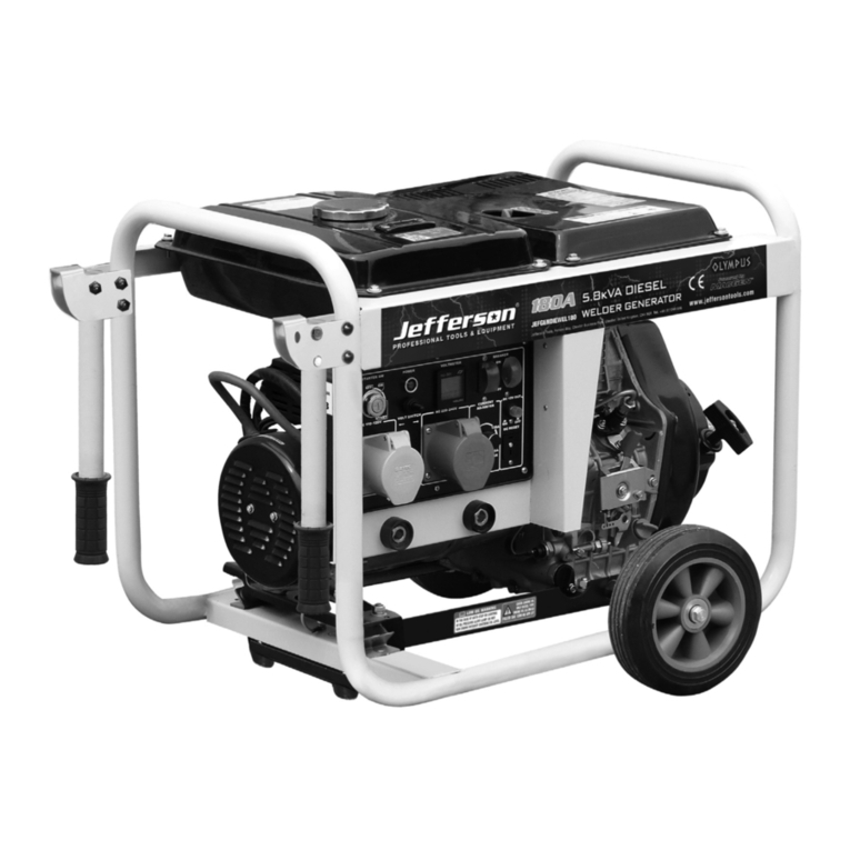 Jefferson Professional Tools & Equipment JEFGENDIEWEL180 user manual