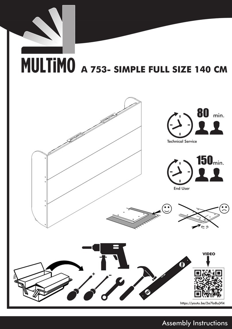 Multimo A 753 SIMPLE FULL SIZE 140 CM User manual Multimo A 753 SIMPLE FULL SIZE 140 CM User manual