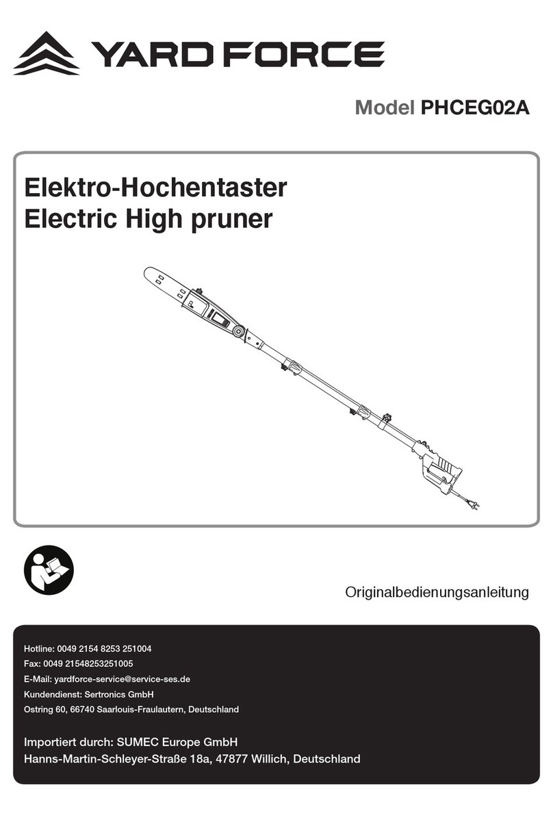 Yard force PHCEG02A manual Yard force PHCEG02A manual
