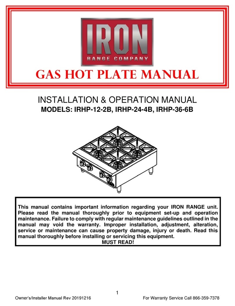 IRON IRHP-12-2B Installation & operation manual