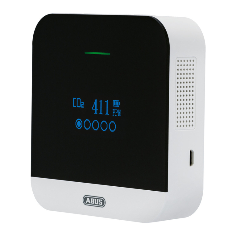 Abus AirSecure CO2WM110 User manual Abus AirSecure CO2WM110 User manual