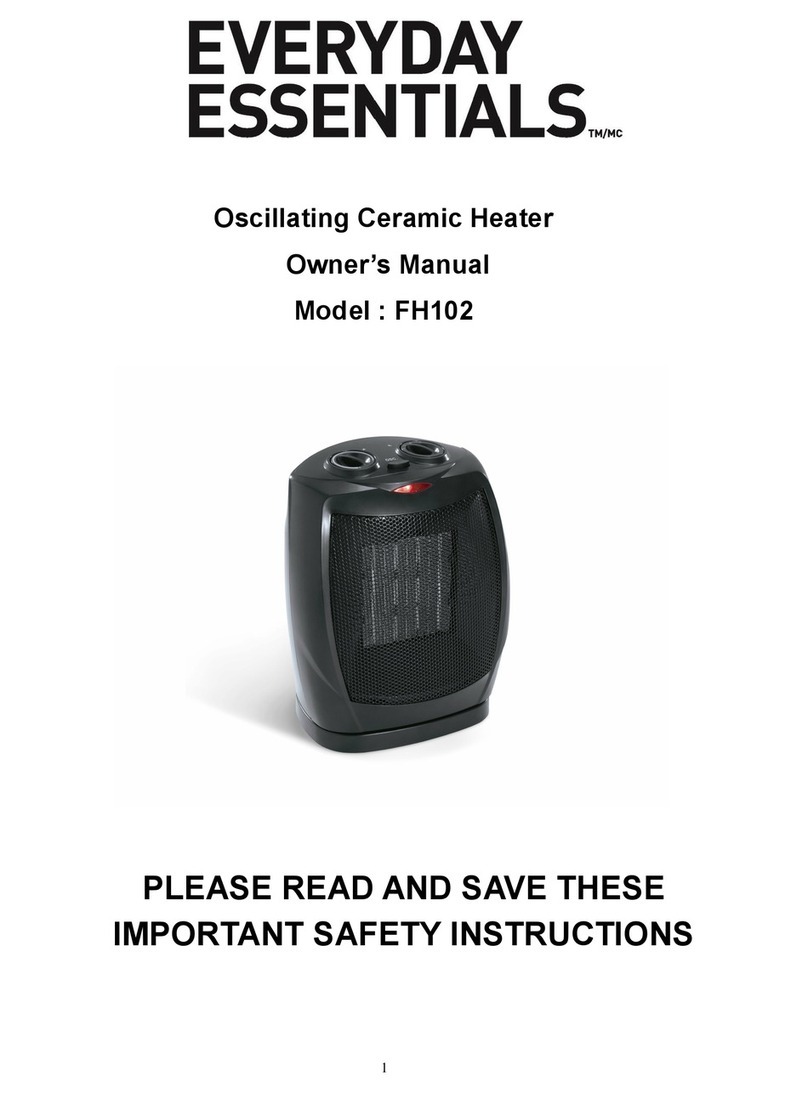 Everyday Essentials FH102 owner's manual