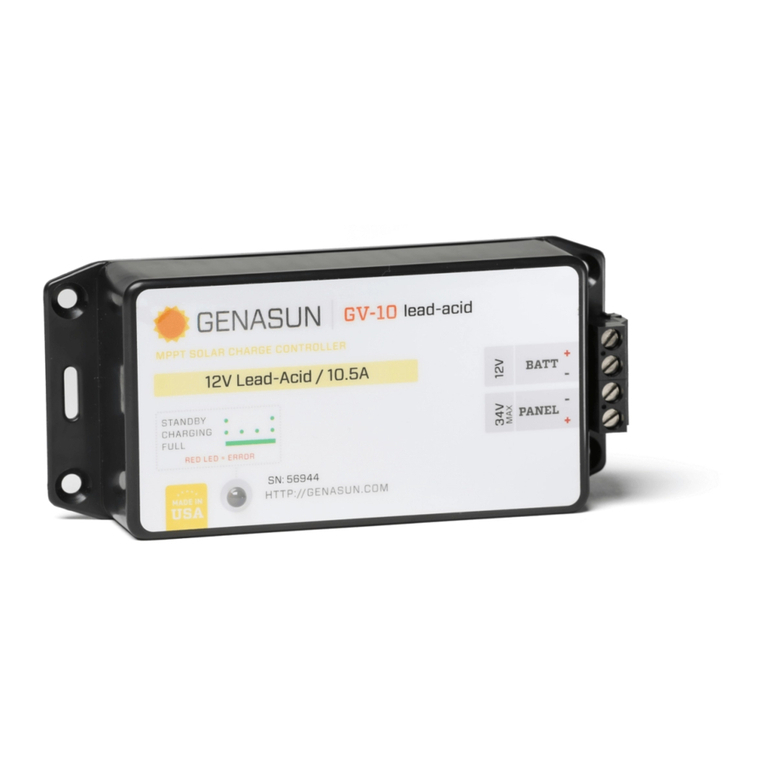 Genasun GV-10 manual