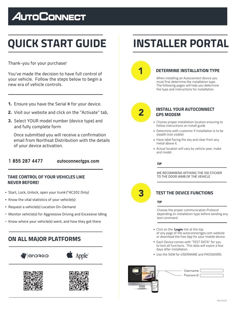 AutoConnect AC202 quick start guide