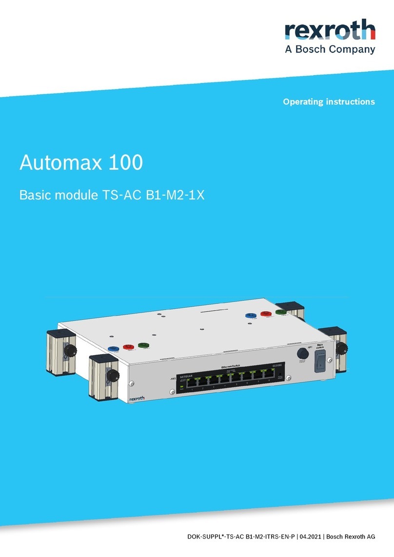Bosch Rexroth Automax 100 Series operating instructions