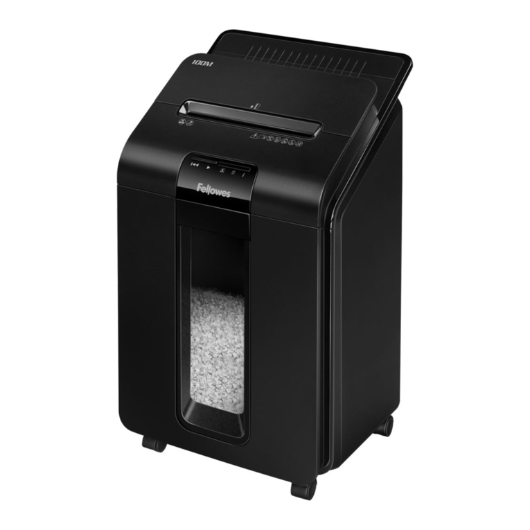 Fellowes AutoMax 100M manual
