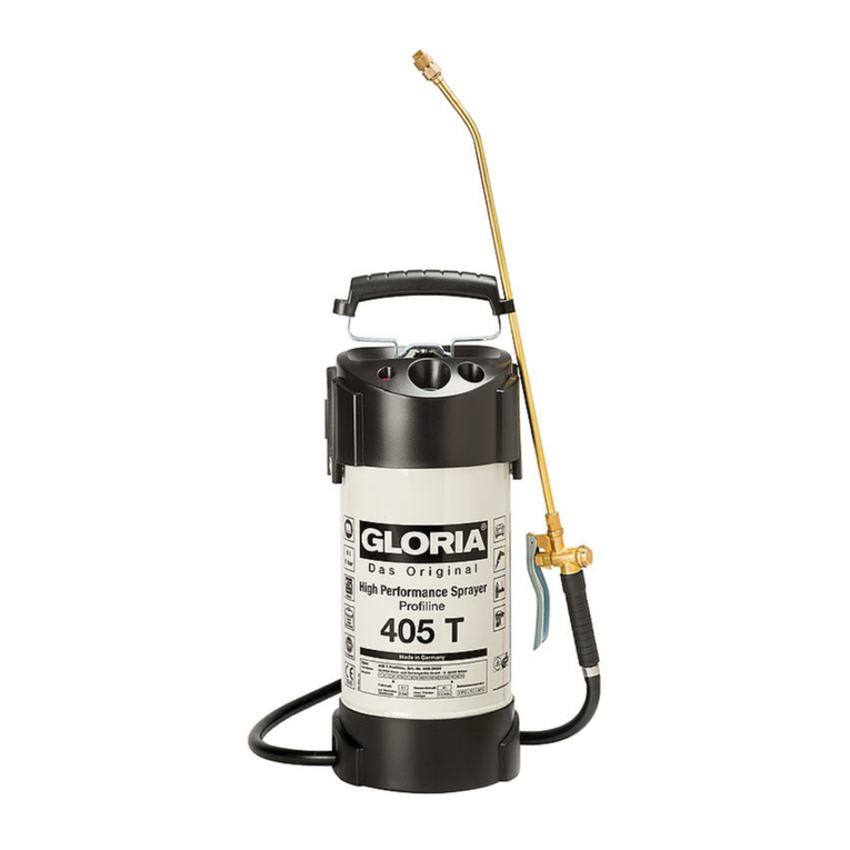 Gloria Profiline 405T operating instructions