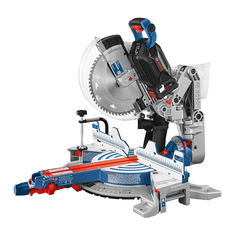 Bosch GCM18V-12GDC Assembly instructions