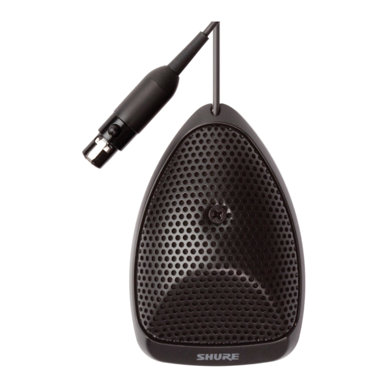 Shure Microflex MX391 Series User manual