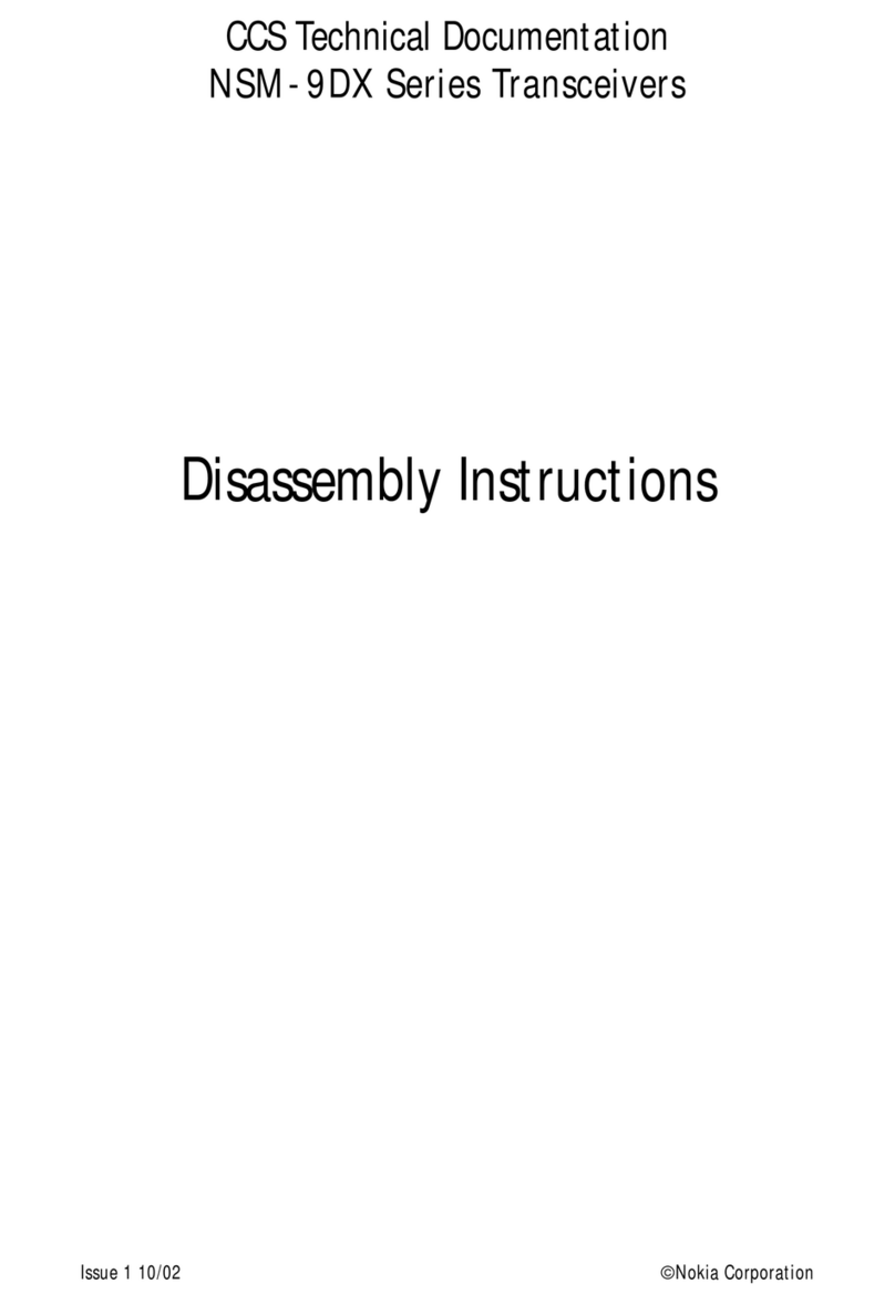 Nokia NSM-9DX Installation instructions